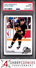 1992 UPPER DECK #362 PAVEL BURE ROOKIE REPORT HOF PSA 10