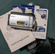 Sony Handycam DCR  SR47 Camcorder Silver 60x Optical Zoom 60GB HDD Video Camera