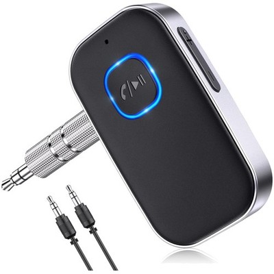 Hands-Free Call Bluetooth Car Receiver, Noise Cancelling AUX