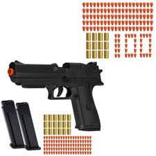Automatic Shell Ejecting Toy Gun with 200 Soft Bullets,30 Shells,Realistic To...