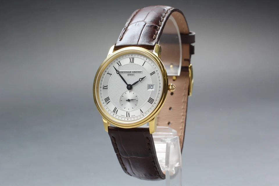 [w/Box] Frederique Constant Slimline FC200/220/235/245X4S25/6 Quartz Mens Watch - Image 3 of 4