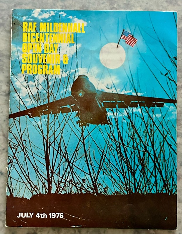 RAF Mildenhall Bicentennial Air Show Program, July 4 1976