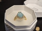 Bomb Party Resort Wear RG39249 Jewel Of The Sea, Sz 11 L C Aquamarine Gold — photo 1