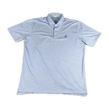 Holderness Bourne The Perkins Striped Polo Shirt Mens XL Windsor White