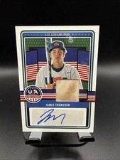 James Tronstein 2023 Panini USA Baseball Stars & Stripes Dirty Patch Auto 15U-JT
