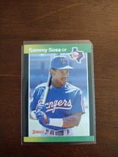 1989 Donruss Baseball's Best Sammy Sosa Rookie 6