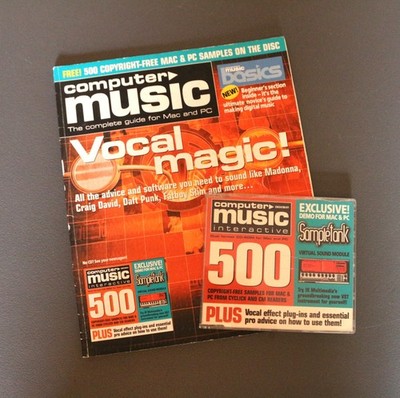 Computer Music Magazine Issue 34 June 2001 + CD ROM with free software, plug-ins