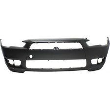 For Mitsubishi Lancer Bumper Cover 2008-2015 Front Primed W Air Dam Holes For Mitsubishi Lancer Bumper Cover 2008-2015 Front Primed W Air Dam Holes