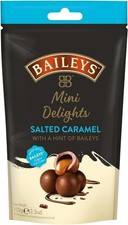 Image of Gourmet Milk Chocolate Baileys Truffles with Salted Caramel - 102g Gift Pouch