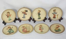 2 Complete Sets Goebel Hummel Mini Plates Little Music Makers Little Homemakers