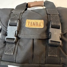 Tenba Equa Camera Shoulder Bag Black Padded Dividers DSLR Lens Case Vintage