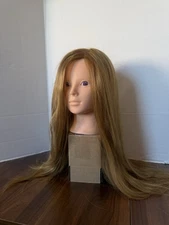 Hair Training Head Mannequin Hairstyling Doll Head Practice Hair