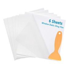 Car Window Clings Windshield Sticker Applicator 6 Sheets Transparent Car Window Clings Windshield Sticker Applicator 6 Sheets Transparent