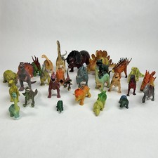 Unbranded Various Dinosaurs Lot Of 28 Prehistoric Educational Toys Plastic