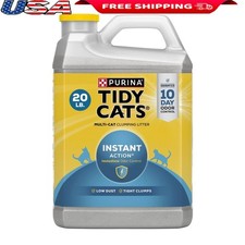 Multi Cat Clumping Cat Litter Instant Odor Control Low Dust Deodorizing 20 lb US
