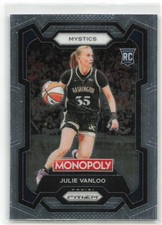 2024 Panini Prizm Monopoly WNBA Julie Vanloo #34 Washington Mystics RC