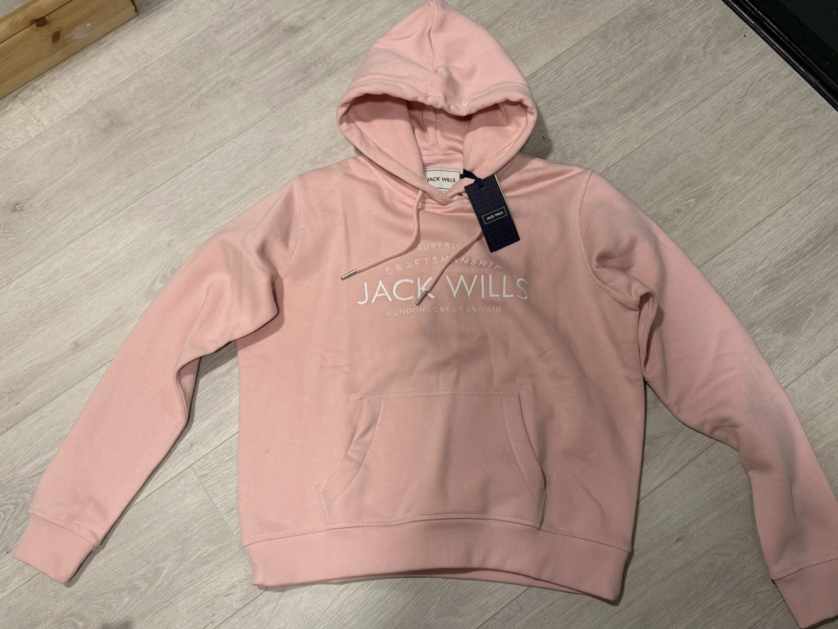Jack Wills pink Tinsbury knit jumper Size 12 Worn a
