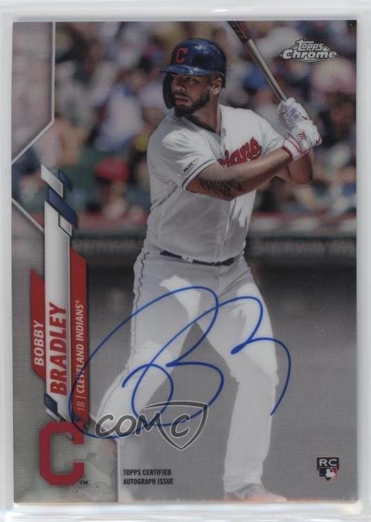 2020 Topps Chrome Rookie Auto Refractor 58/499 Bobby Bradley #RA-BB Auto 04ln