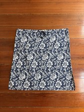 Vintage Abercrombie Fitch Floral 100 Cotton Drawstring Skirt Y2K Sz L
