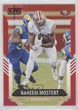 2021 Score Red Raheem Mostert #260 1fa0