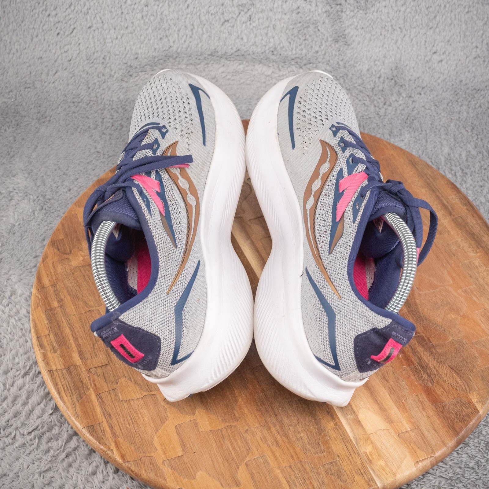 Saucony Sneakers Womens-11 Ride Fifteen Gray  Running Shoe PWR Run S10729-40 thumbnail 5