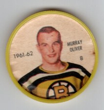 1961-62 Shirriff/Salada Coins #8 Murray Oliver