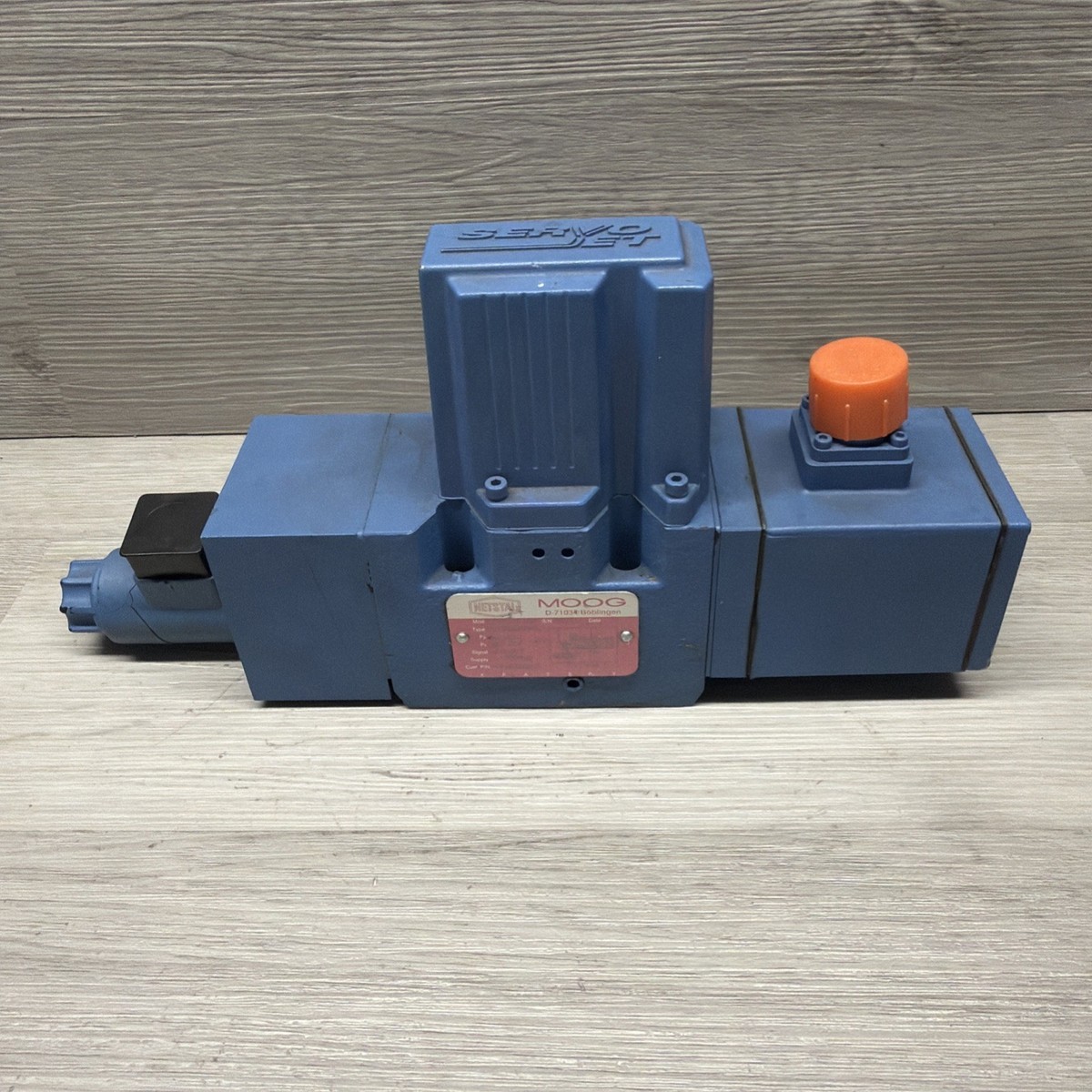 Netstal Moog D661Z2742F Servo Jet Servo Valve, P80HXAPFΝΕΑ2, READ