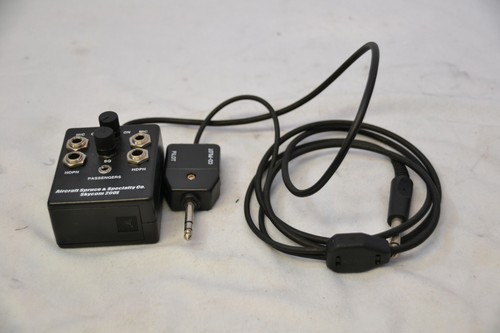 Skycom 200E - 2 Place Portable Intercom Aircraft Spruce