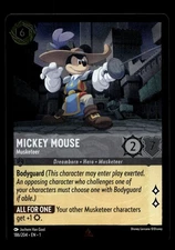 Mickey Mouse - Musketeer 186/204 Rare The First Chapter Cold Foil