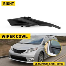 Fit 2011-20 Toyota Sienna Right Windshield Wiper Side Cowl Extension Cover Trim