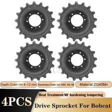 4PCS Drive Sprocket For Bobcat T200/T250 T300 T320 T630 T650 T740 T750 7165109