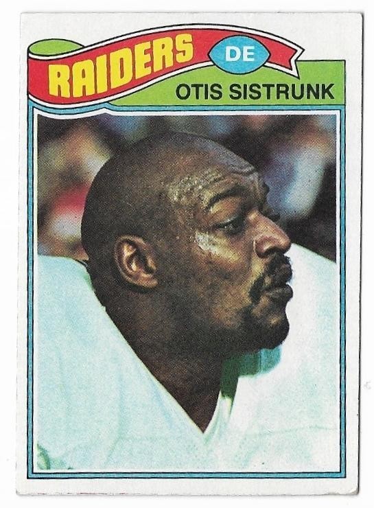OTIS SISTRUNK 1977 Topps Football #494 Oakland Raiders 🔥Set Break🔥1