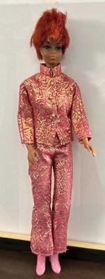 Vintage Mod Julia Twist N Turn TNT Barbie Doll in Shillman? Outfit, Excellent