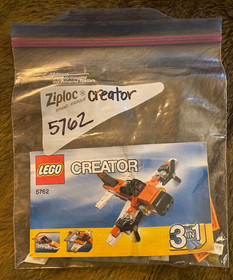 LEGO Creator 5762 - w/ Manual COMPLETE No Box Airplane 3 In 1