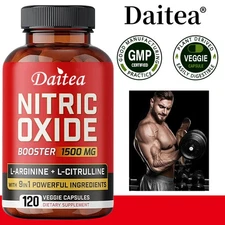 Nitric Oxide Capsules - 1500mg - Enhances Endurance and Energy Levels