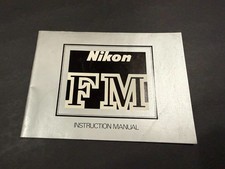 Nikon FM2 Camera Instructions......Free Shipping