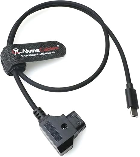 Dtap to USB-C Power Cable for DJI Focus Pro Motor Ultra Soft D-tap to Type-C