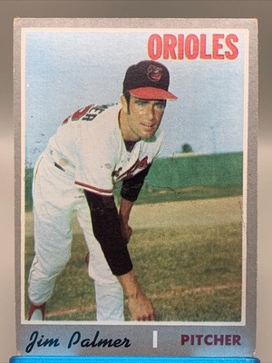 1970 Topps - Jim Palmer #449 Orioles VG S/D Read Free Shipping