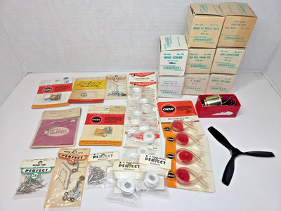 LOT RC Airplane Parts Perfect Cox Testors Goldberg Aristo Craft Motor Line Crank