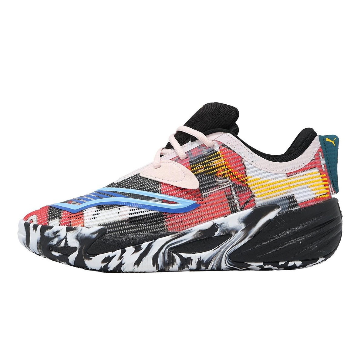 Puma All-Pro Nitro 2 Black Multi Men Basketball Hoopers Shoes