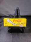 Vintage Coca Cola 5¢ Leg Pocket Knife Taylor Cutlery Japan NEW OLD STOCK W/BOX