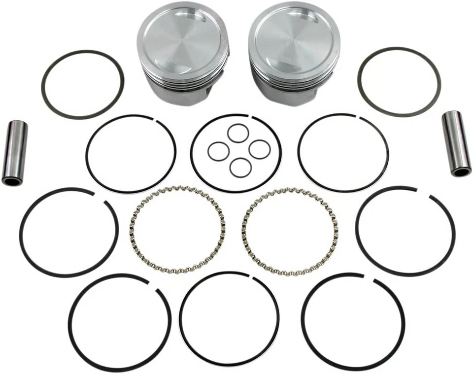 KB Performance Cast Piston Kit (1200cc Conversion) - .005in. Oversize to 3.503in - Image 2 of 4