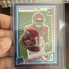 2025 Panini Donruss - Rated Rookie Jalen Royals #321 Purple Press Proof (RC)