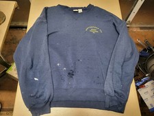Vintage 2003 Local Union 405 Carpenters Crewneck XL Thrashed Work Worn USA Made