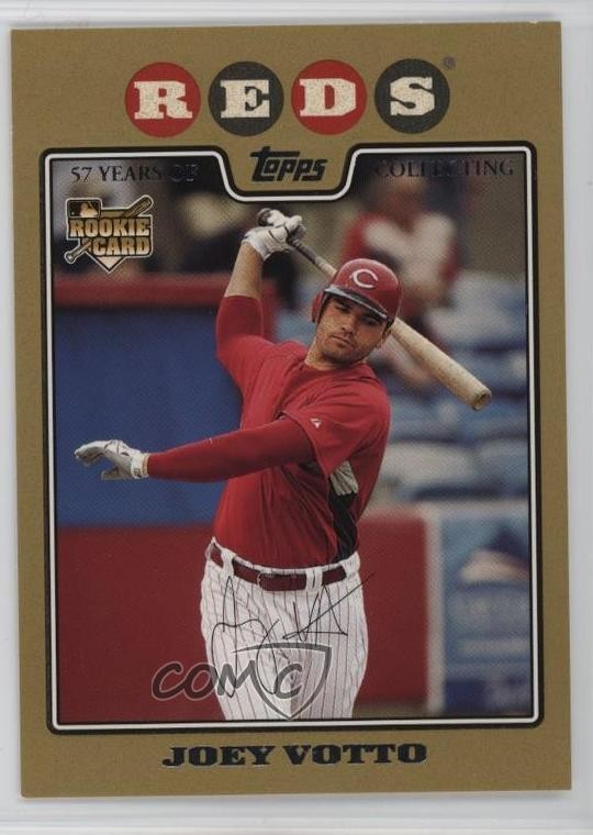 2008 Topps Gold Border /2008 Joey Votto #319 9ut