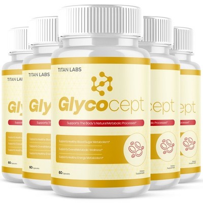 (5 Pack) Glycocept Advanced Blood Support Supplement Glyco Cept 300 Capsules