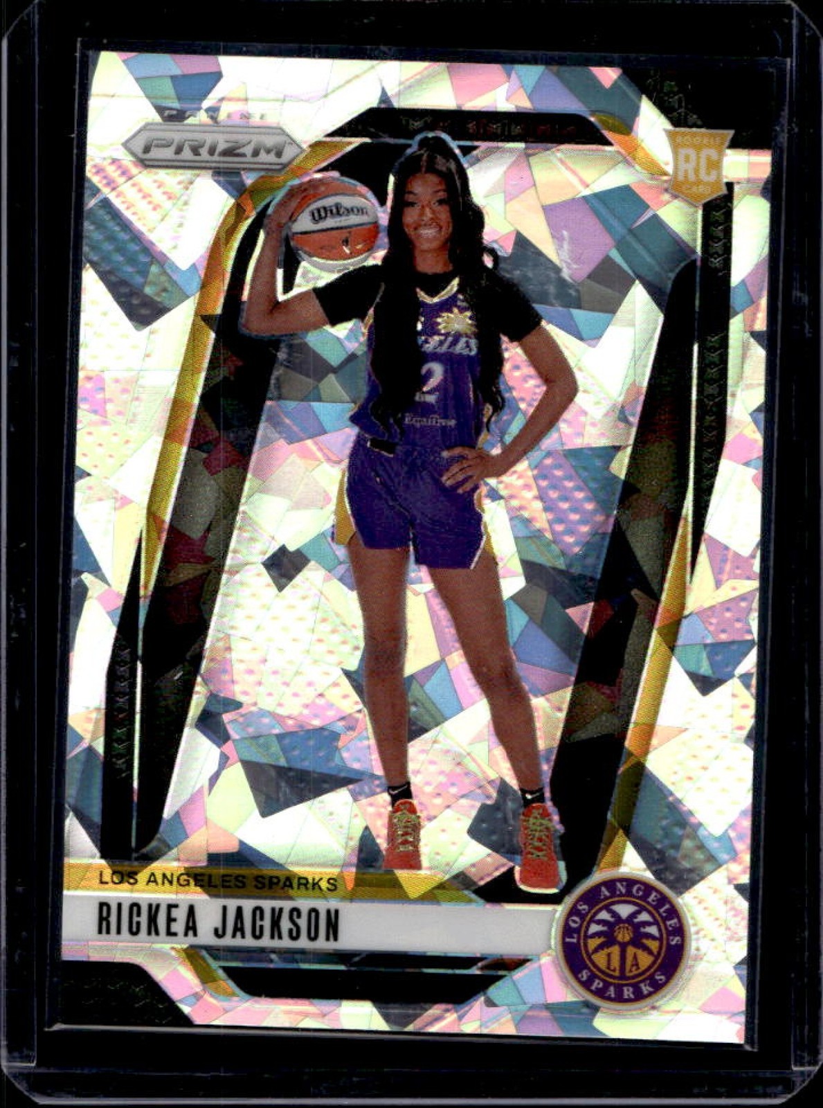 2024 Panini WNBA Prizm Rickea Jackson RC Ice Rookie #144 Sparks