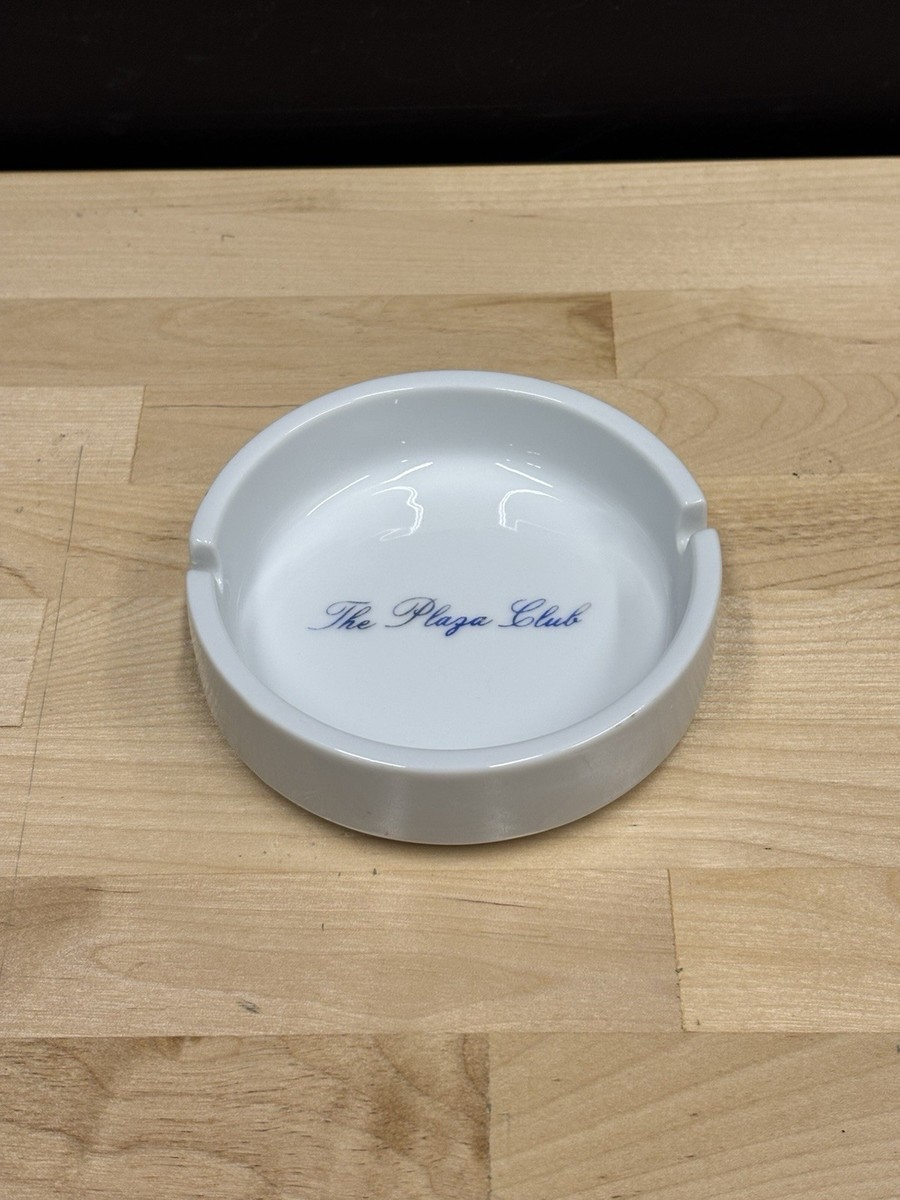 Vintage The Plaza Hotel NYC Porcelain Ashtray 'The Plaza Club