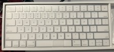 Apple Magic Keyboard A1644 Wireless Bluetooth Rechargeable White Silver Working