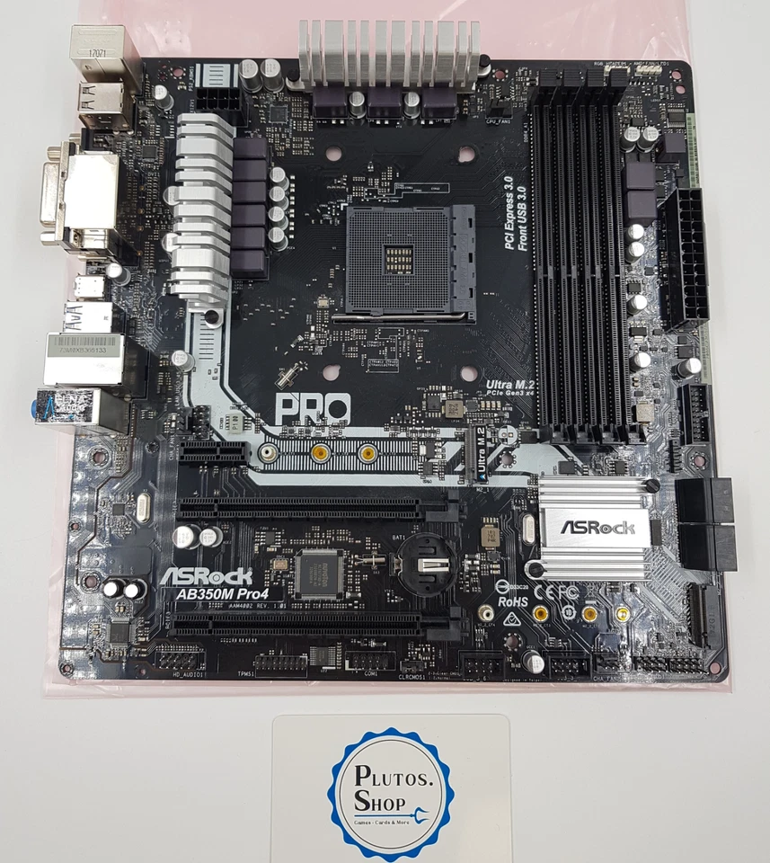 Mainboard Motherboard mATX - ASRock AB350M Pro 4 DDR3 USB 3.0 / C Sockel AM4
